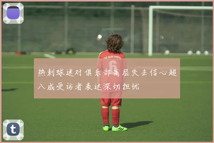 热刺球迷对俱乐部高层失去信心超八成受访者表达深切担忧